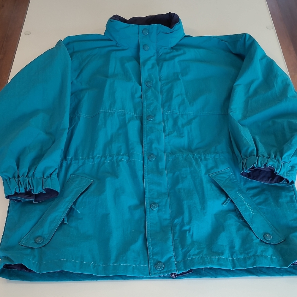LIKE NEW VTG Northern Reflections Blue Weatherproof Nylon Jacket
